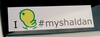 #myshaldan Car Bumper Sticker