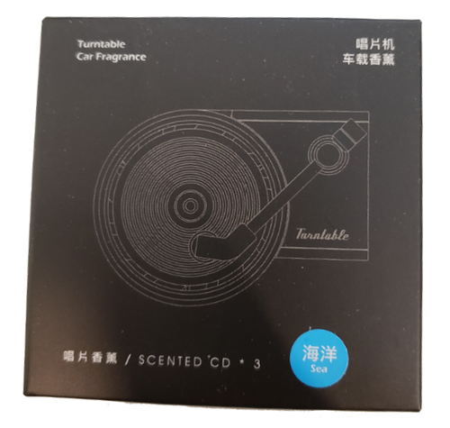 Refill 3-Pack Disc for Turntable Car Air Freshener - Ocean Scent
